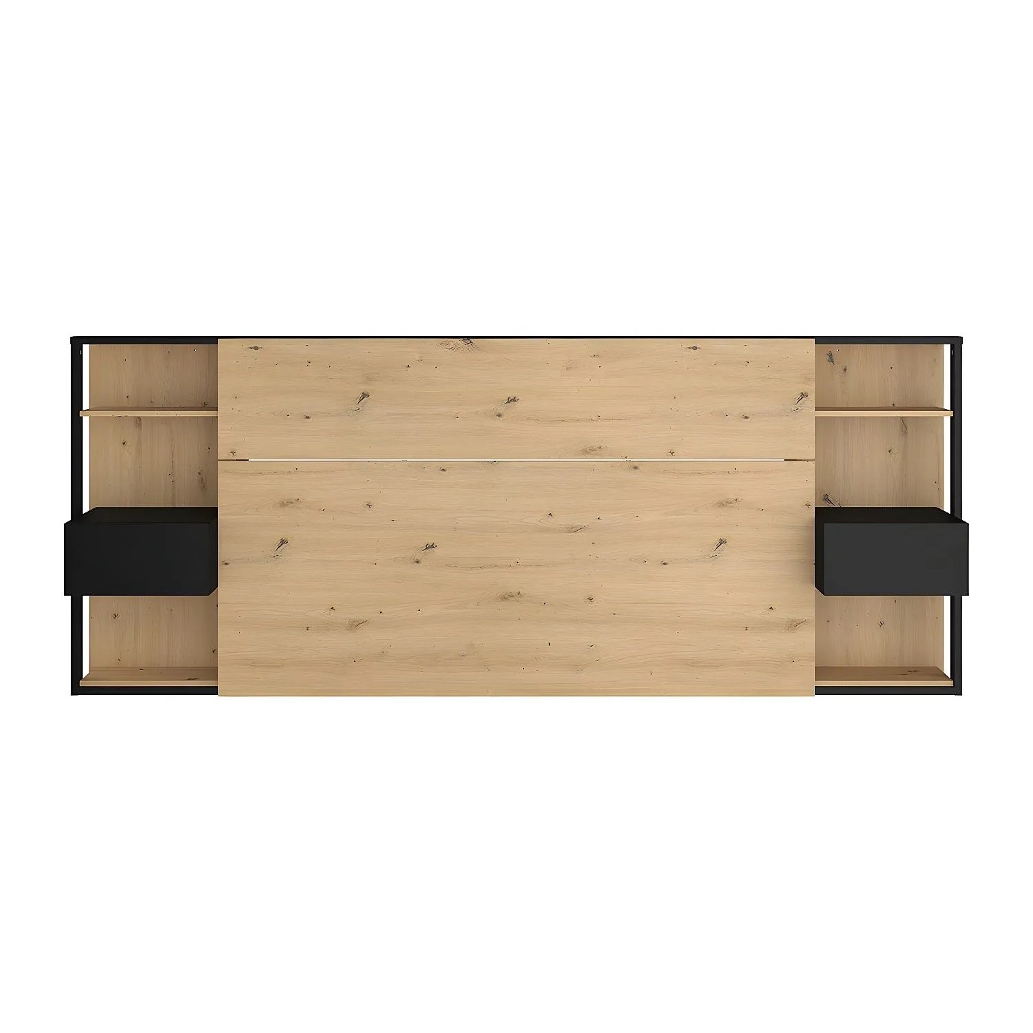 Vente-unique Bettkopfteil Mista Naturfarben Hell 255.1 cm