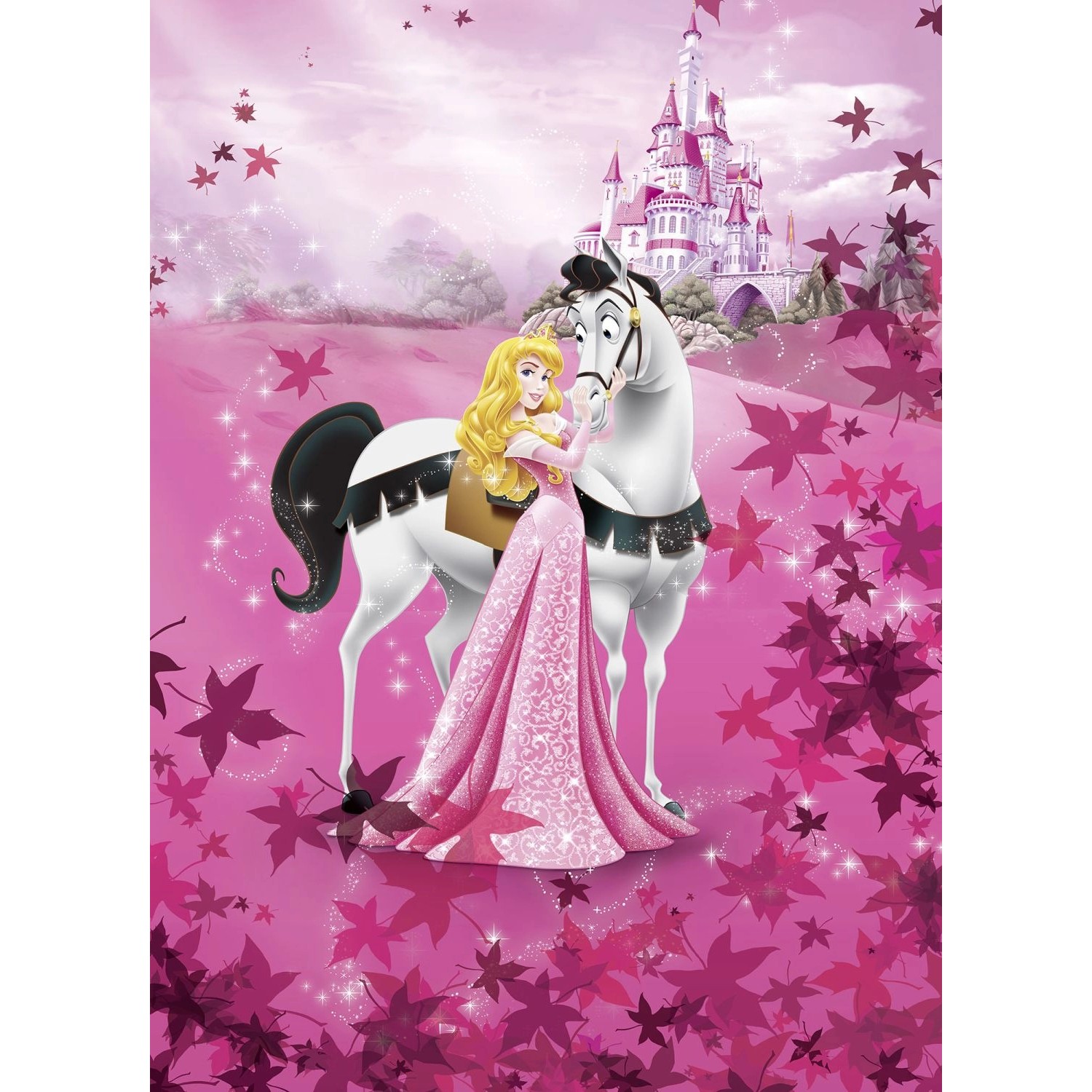 Disney Fototapete Dornröschen Rosa 184 x 254 cm 612291