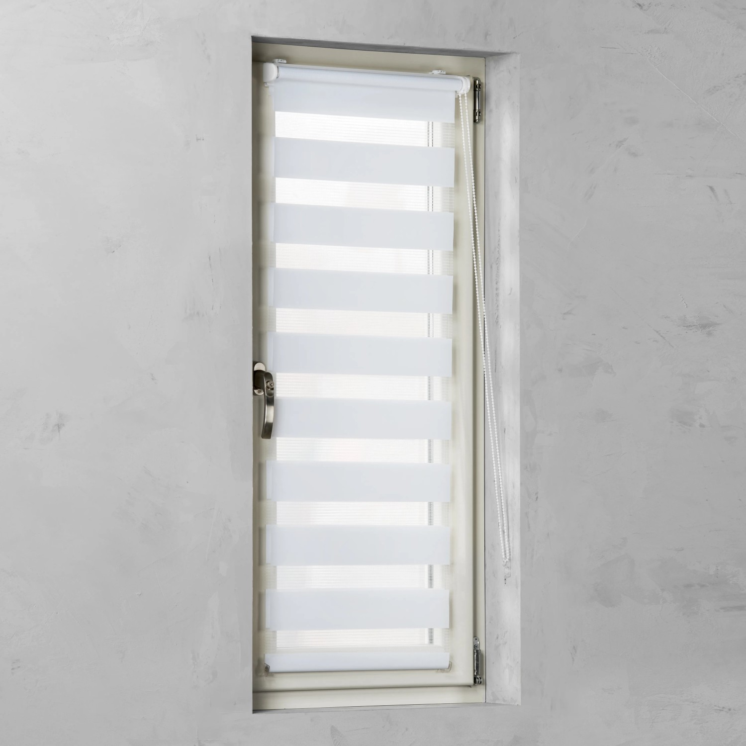 Cocoon Easy Fix Doppelrollo Tageslicht Weiß 45 cm x 150 cm