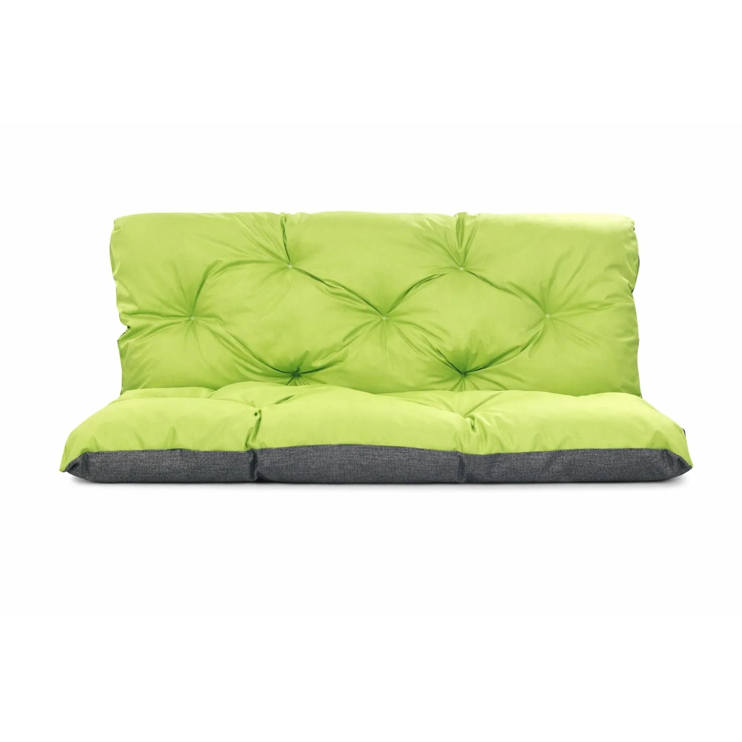 Setgarden Enkel Set Palettenkissen 120x50x40cm Sitzkissen+ Rückenkissen 1tlg Lemon