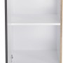 Optifit Unterschrank Jonte984, 45 cm breit, Anthrazit/Wildeiche, mit Tür und Einlegeboden.