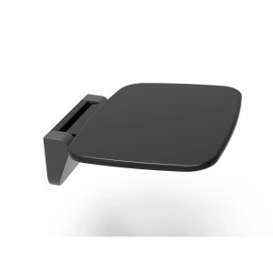 Glasdeals Klappbarer Duschsitz Schwarz 1778