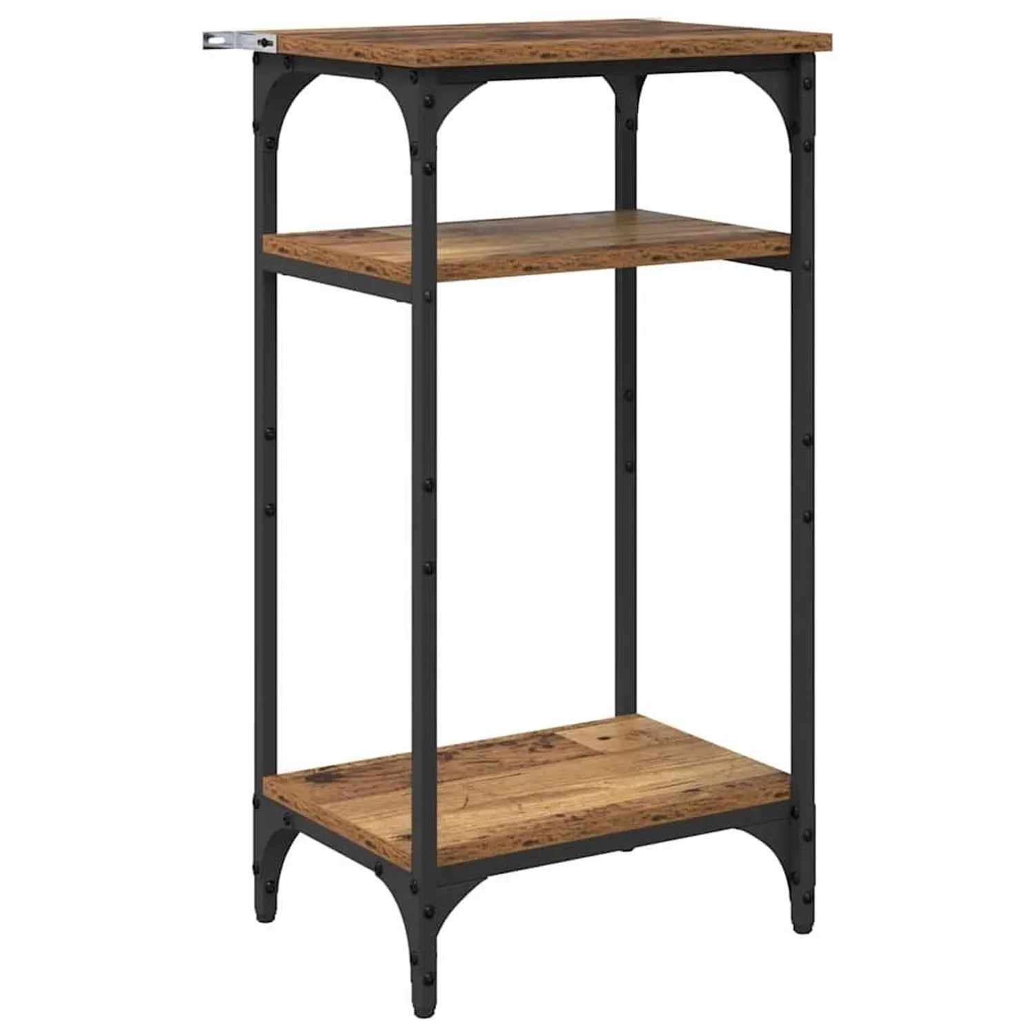 vidaXL Beistelltisch mit Regal Altholz 40 x 30 x 75 cm Holzwerkstoff 881174