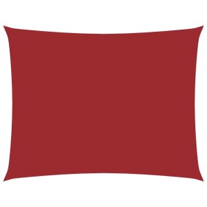vidaXL Sonnensegel Oxford-Gewebe Rechteckig 3,5x4,5 m Rot 135654