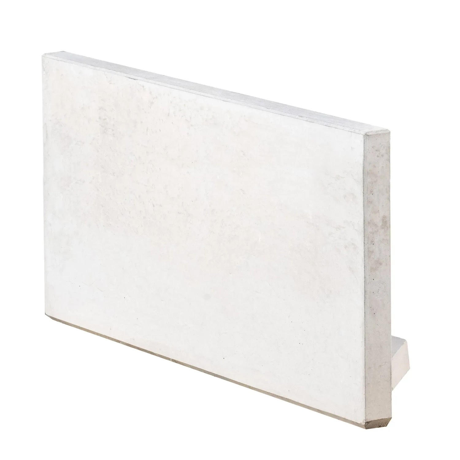 Diephaus L-Stein-Ecke aus Sichtbeton, 60x100x35x5 cm, grau. Ideal für Einfassungen und Mauersysteme.