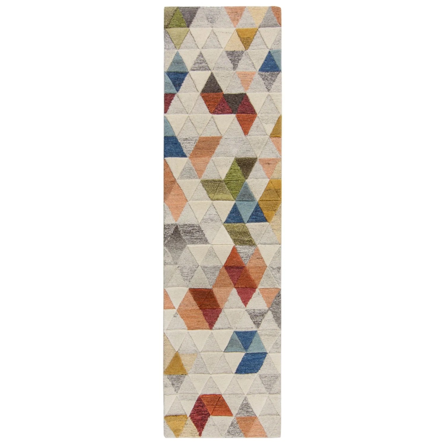 Flair Rugs Wollteppich Amari 60 cm x 230 cm Mehrfarbig