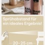 COSMOS LAC Acryllack Sprühdose in Vielen RAL Farbtönen 400ml Spraydose Perfekt für DIY Upcycling RAL 9005 Schwarz seidenmatt_4