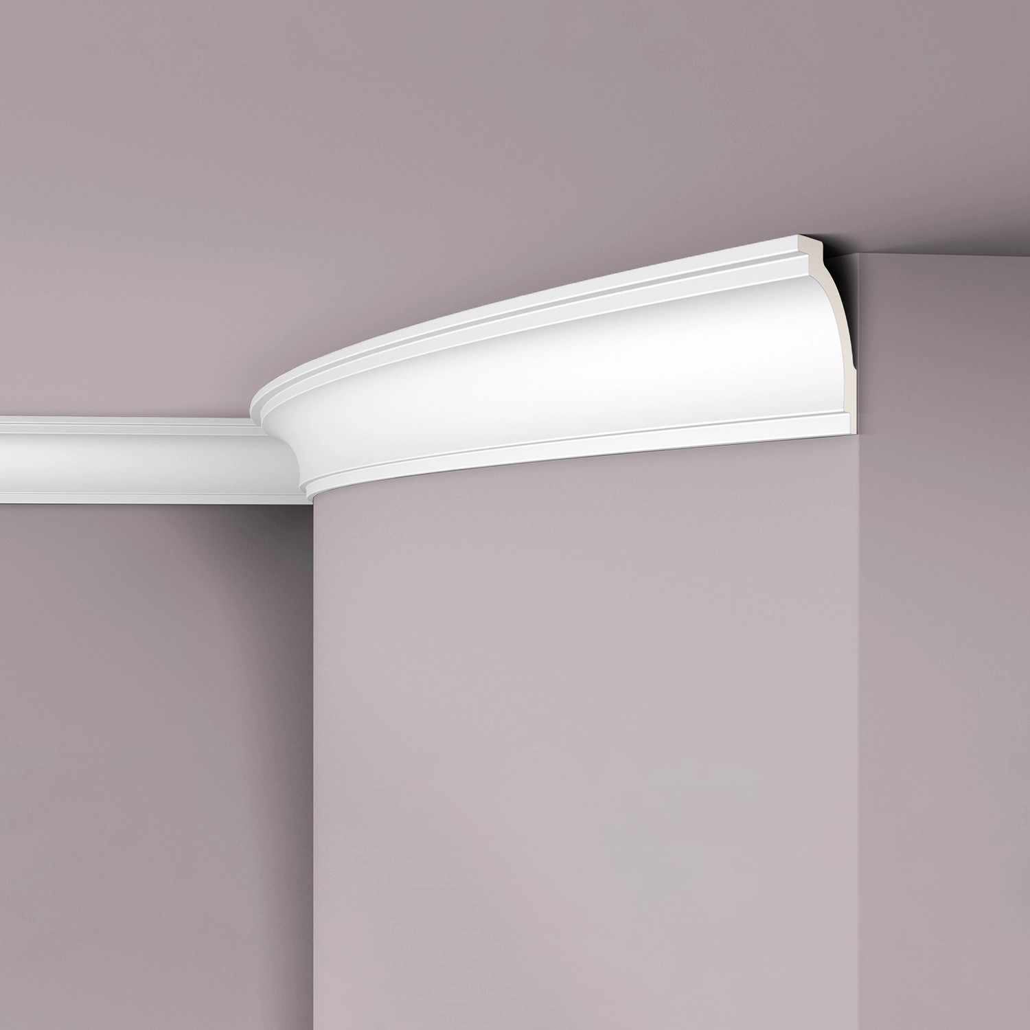 NOEL & MARQUET NMC Z16 Flex ARSTYL Flexible Eckleiste Zierleiste Stuckleiste 2 m 200 cm x 5 cm x 7 cm Weiß