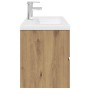vidaXL Waschbeckenunterschrank mit Einbaubecken und Wasserhahn 3328934_6