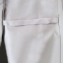 Beige tepro Abdeckhaube für große Gasgrills mit Klettverschluss.