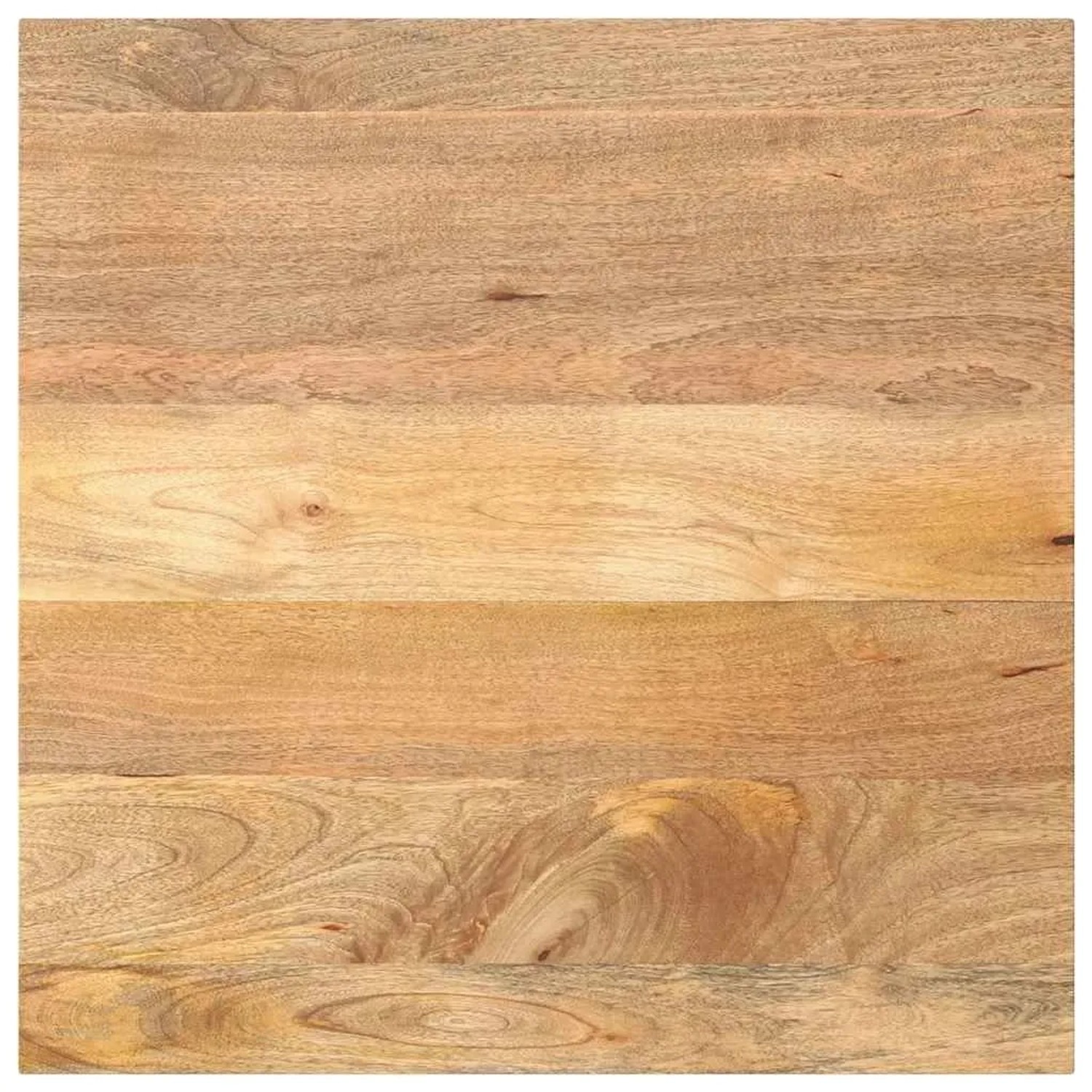 vidaXL Tischplatte 70x70x2,5 cm Quadratisch Massivholz Mango 371474