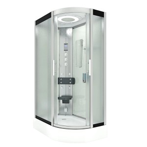 AquaVapore Duschkabine D60-70M3R-EC, 80x120 cm, mit Dampfsauna, Regendusche und Massagedüsen.