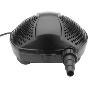 Schwarze Filter- und Bachlaufpumpe PondoMax Eco 2500 für Gartenteiche.