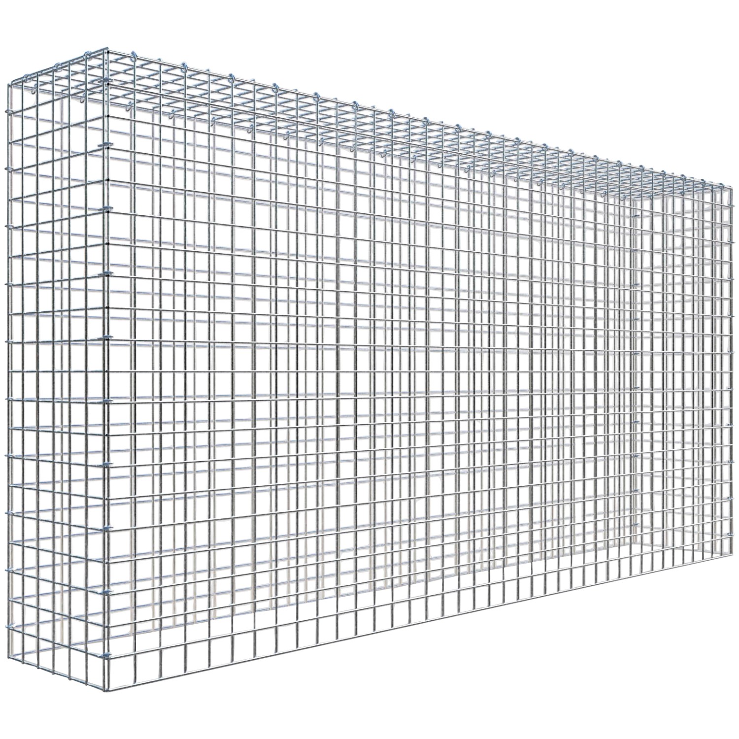 Thumbnail - Gabiona C-Ring-Gabione-Anbaukorb Typ 3 100 x 200 x 30 cm Maschenw 5 x 5 cm
