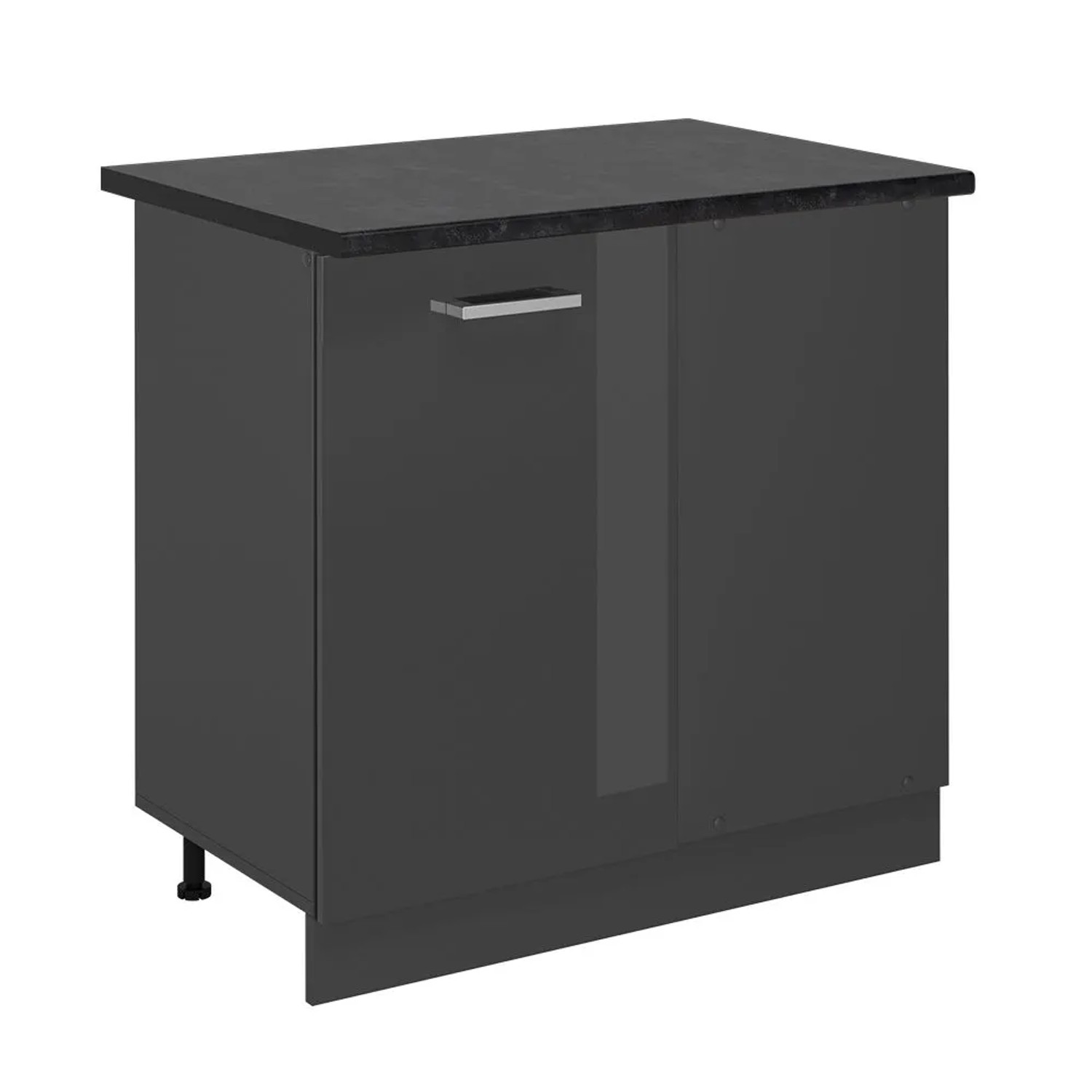 Vicco Eckunterschrank R-Line Anthrazit Hochglanz 86 x 82 AP Anthrazit Art Nr 54162
