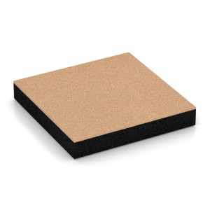 WARCO Fallschutzplatte, sandbeige, 50x50x8 cm. Gummigranulat für Spielplatz oder Garten.