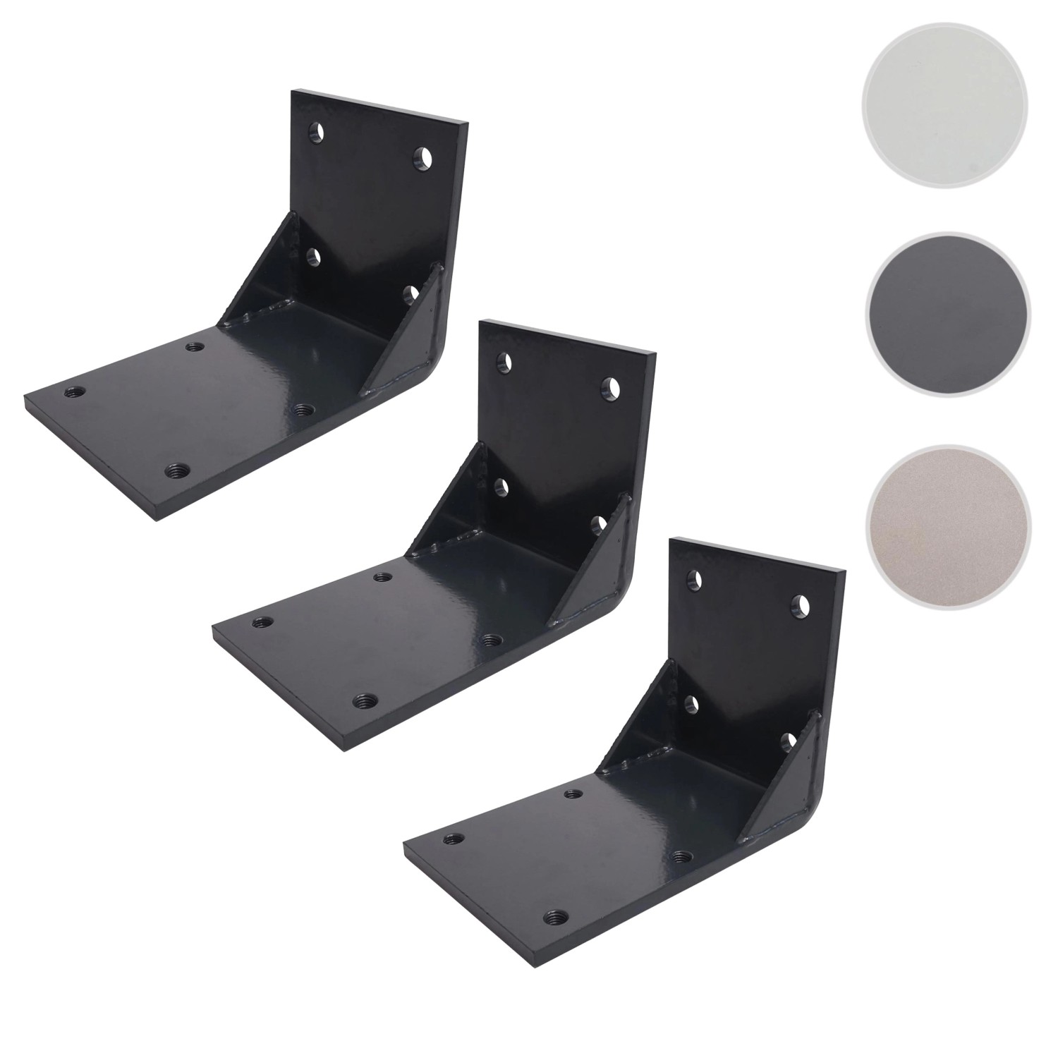 MCW 3erSet Deckenadapter für KassettenMarkise H124 Deckenmontage