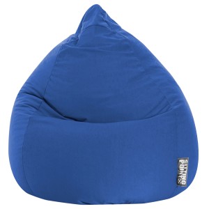 Blauer Sitting Point Sitzsack Easy, 220 l. Bequemer Sessel für Jugend und Erwachsene.