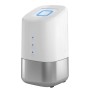 HmIP Home Control Unit: Smart Home Zentrale in Weiß und Silber mit blauen LEDs.