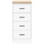 vidaXL Garagen-Aufbewahrungsschrank Weiß 40x51x85 cm Massivholz Kiefer 860589_6