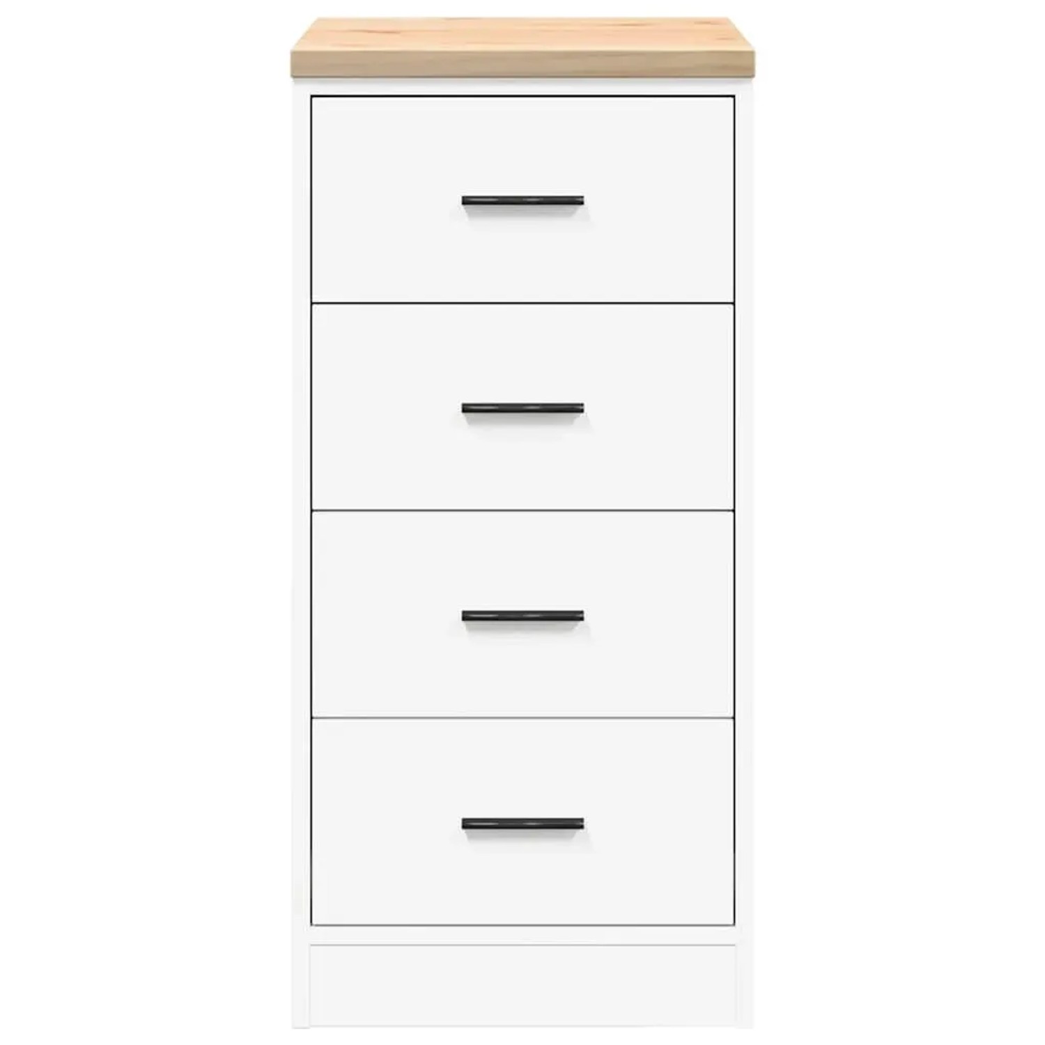 vidaXL Garagen-Aufbewahrungsschrank Weiß 40x51x85 cm Massivholz Kiefer 860589_6
