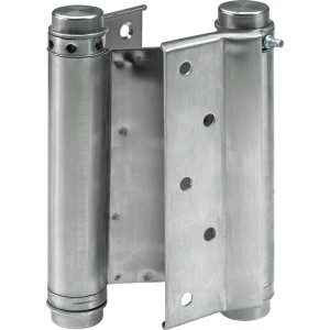Hettich Pendeltürscharnier, 135mm, Stahl vernickelt, für Möbel und Türen.