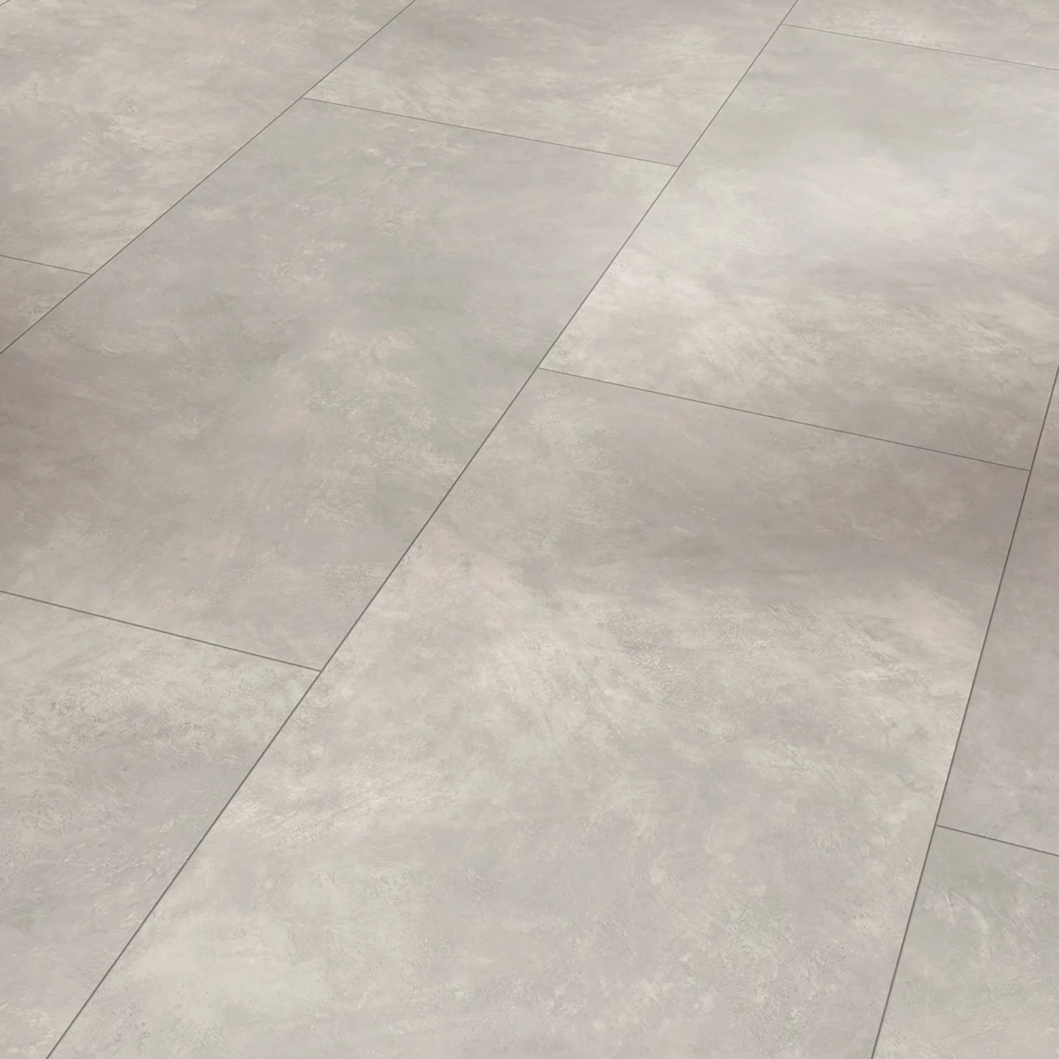 Parador Vinylboden in Betonoptik hellgrau, Steinstruktur mit 4-seitiger Fase.
