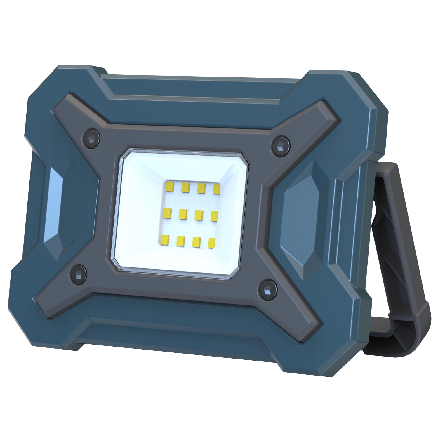 REV Ritter LED-Akku-Arbeitsleuchte kompakt 10W Petrol-Grau