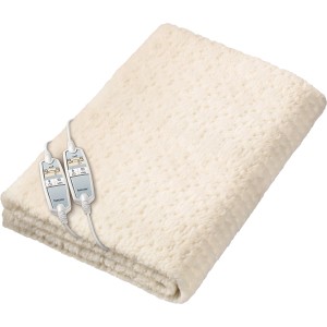 Beurer UB 86 XXL Doppel-Wärmeunterbett mit Teddy-Plüsch und zwei Bedienelementen.