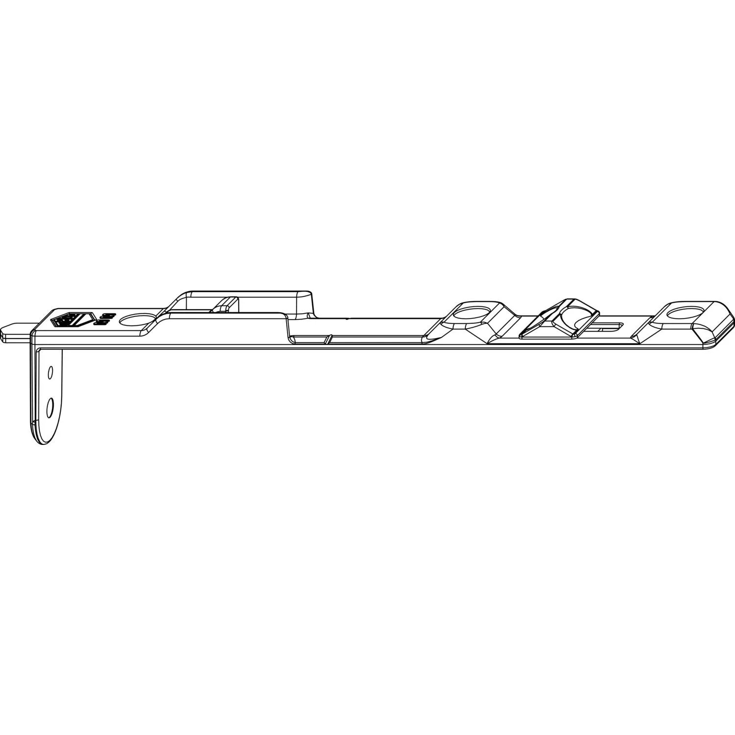 Macomm Kantriegel Obenmm -Ks Eurofalz Ft 18mm 9V Länge 162mm Silber