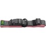 Hunter Halsung Maldon Gr. XL in Altrosa/Grau, ein verstellbares Hundehalsband mit Mesh-Polsterung.