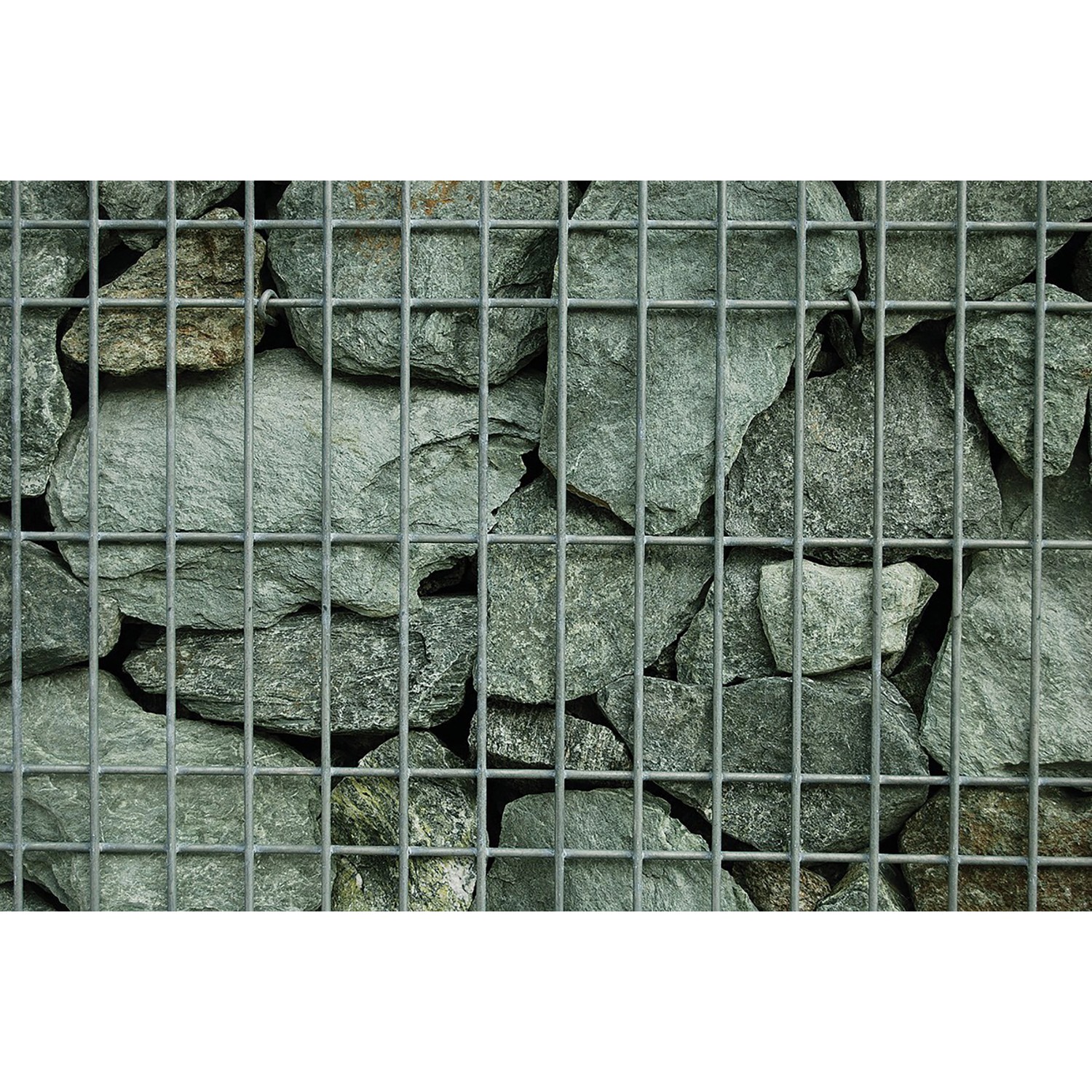 Scherf Fertig-Gabione Chloritbruch Schiefer-Grün 200 cm x 50 cm x 50 cm