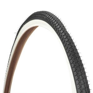 Fischer Fahrradreifen Straße 28 Zoll, schwarz-weiß, Profil für optimalen Grip.