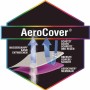 Detailaufnahme Aerocover Schutzhülle Ampelschirm: Atmungsaktiv, wasserdicht, Schutz vor Schmutz und Regen.