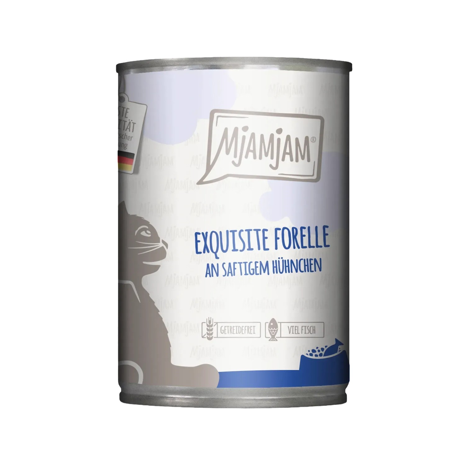 Mjamjam Katzen-Nassfutter Exquisite Forelle an Saftigem Hühnchen 400 g