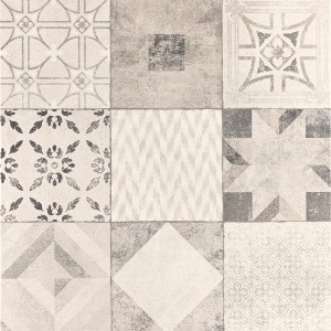 EHL Terrassenplatte Mosaik 60 cm x 60 cm x 4 cm Grau