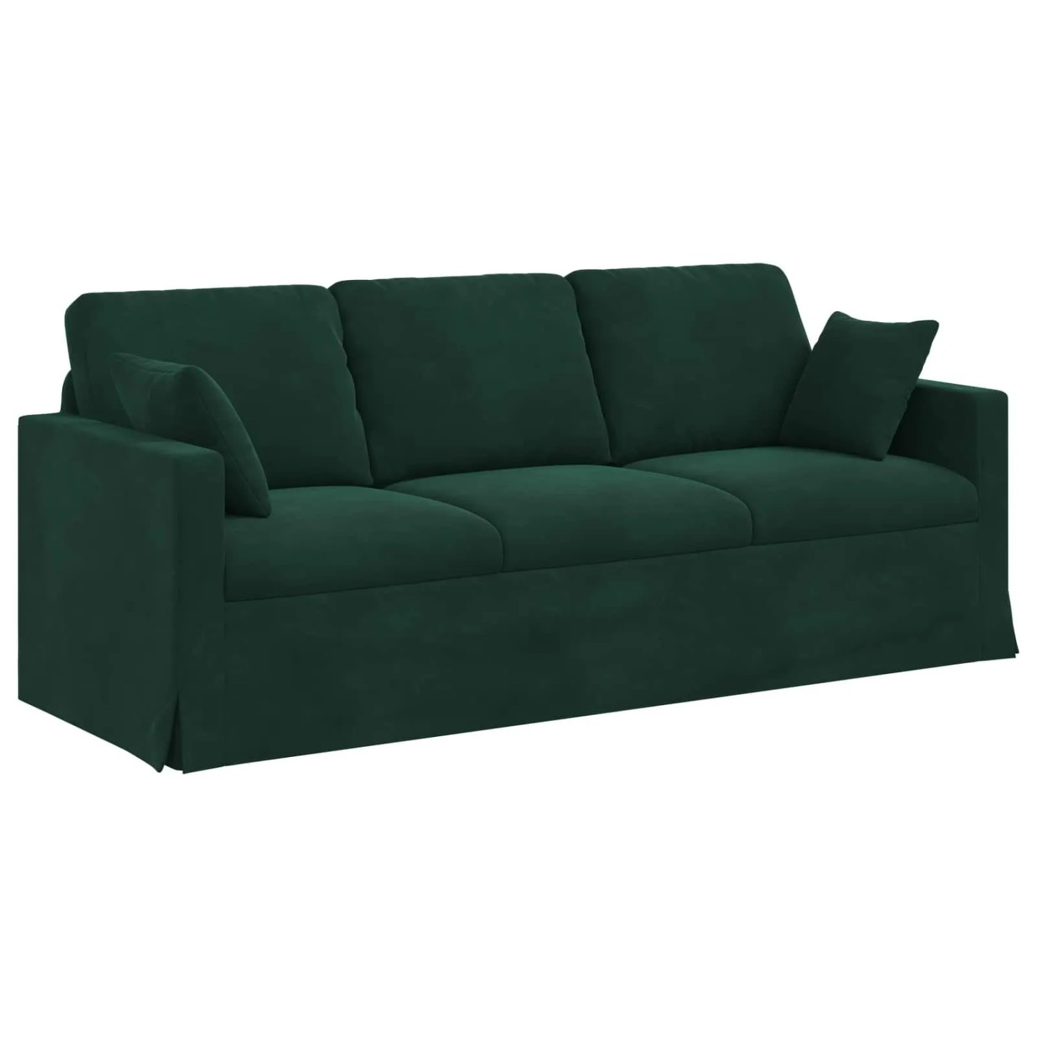 vidaXL Sofa Dunkelgrün 198 x 78 x 80 cm Samt 42024433
