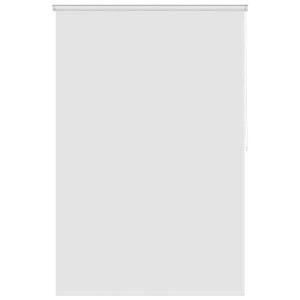 Weißes vidaXL Duschrollo, 160x240 cm, halbtransparent, für Badezimmer.