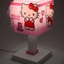 Nachttischlampe mit LED Nachtlicht für Kinder, Hello Kitty Design, für Innenleuchten.