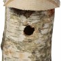 Siena Garden Nistkasten aus Birke Natur, mit Einflugloch. Ideal für Meisen, Sperlinge und Kleiber.