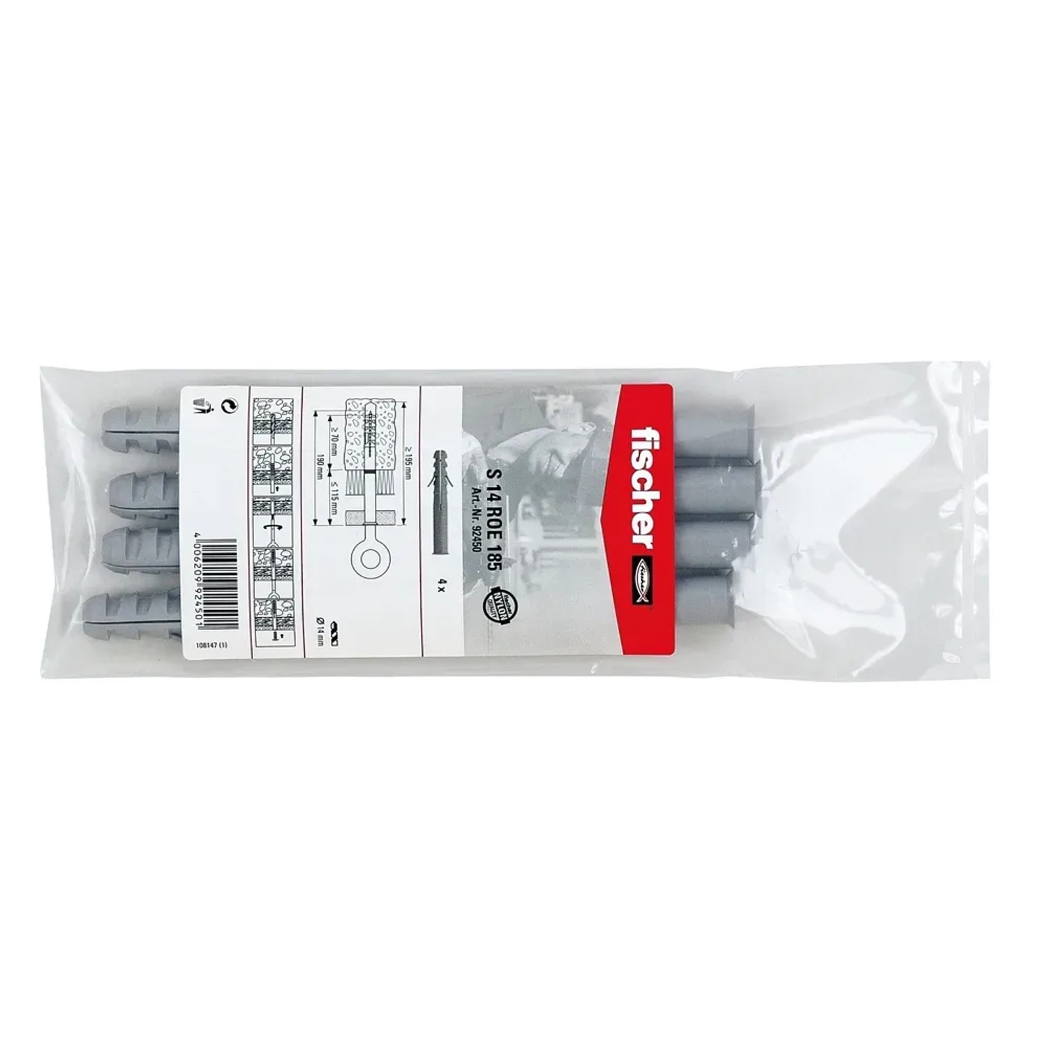Fischer Bolzenanker FAZ II 10/10 K NV 90920 VPE 2 Stück