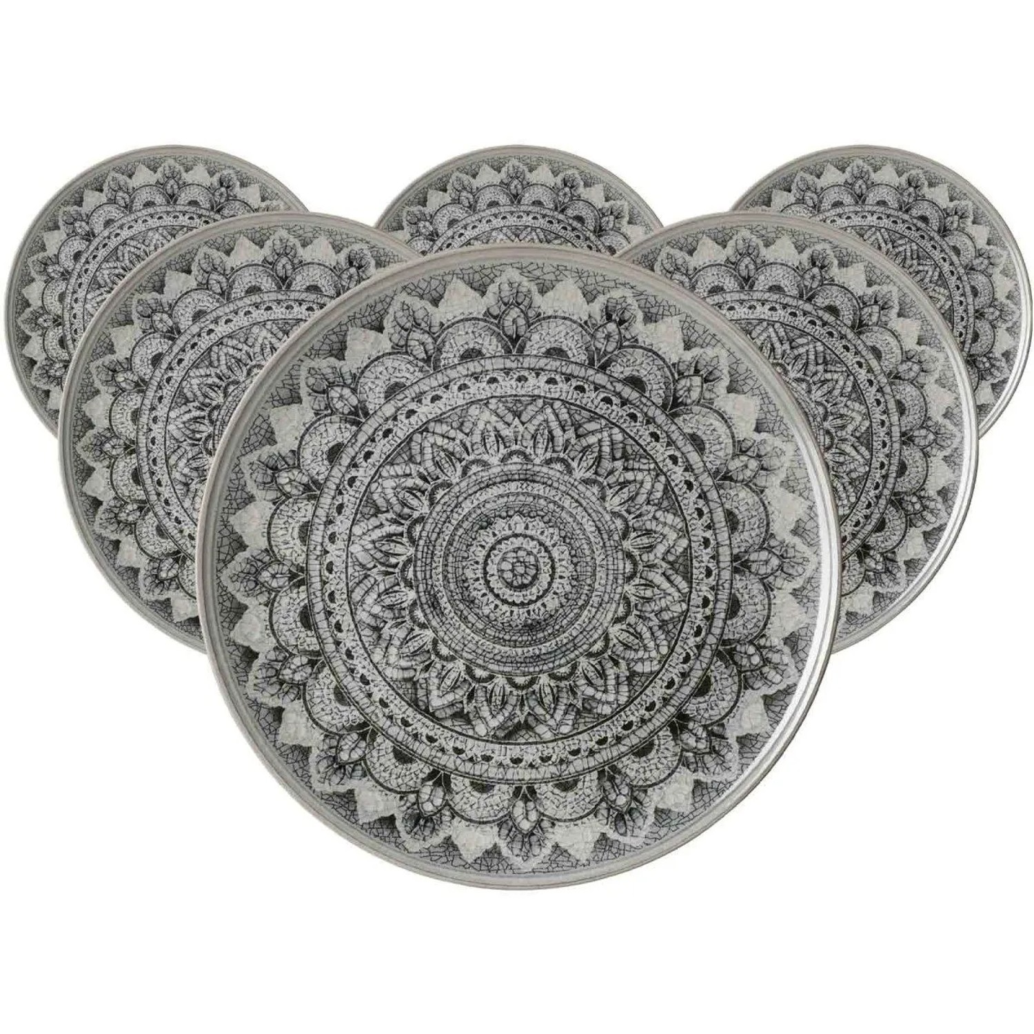 Ritzenhoff & Breker Rimini Platzteller 32 cm Mandala Stone 6er Set