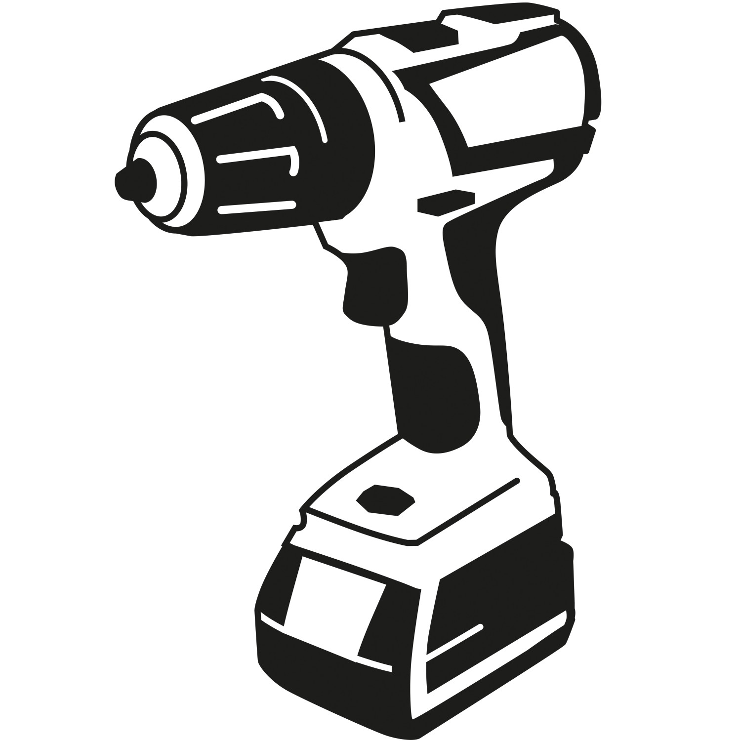 Abbildung eines Akku-Bohrschraubers, passend zu Bosch T30 Impact Control Bits (2 Stk.)
