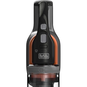 Black+Decker Akku-Stielsauger BHFEV182B, 18V, ohne Akku/Ladegerät. Kompakter Handstaubsauger in Schwarz und Grau.
