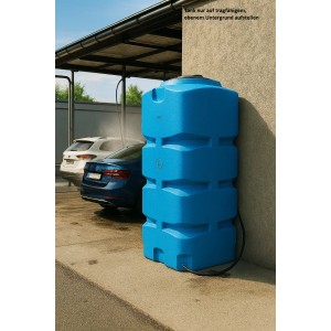 KMND 1000L Quadratisch Trinkwasser Wassertank Blau