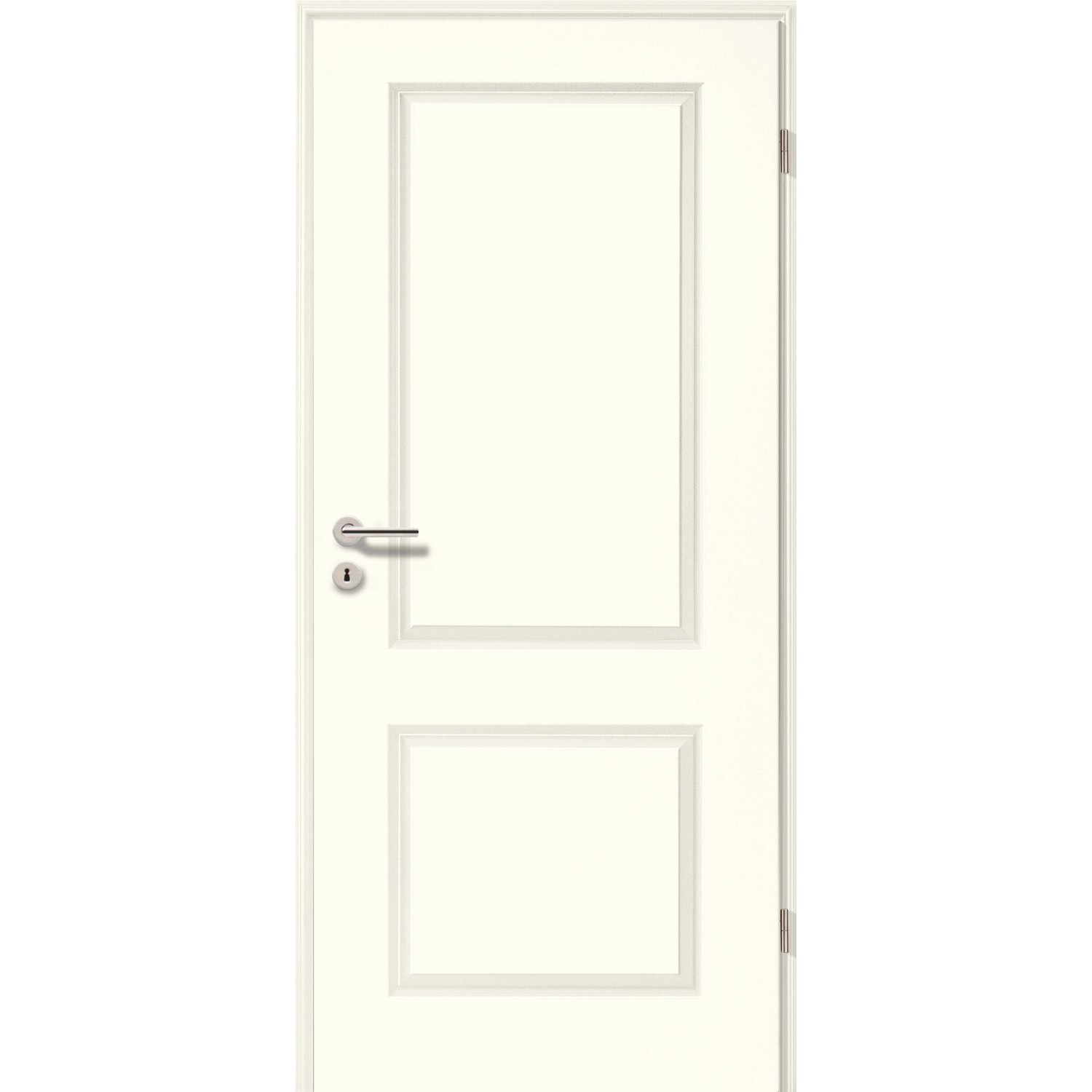 GetaDoor Zimmertür 4002 Brillant Classic Weißlack 86 cm x 198,5 cm Anschlag R