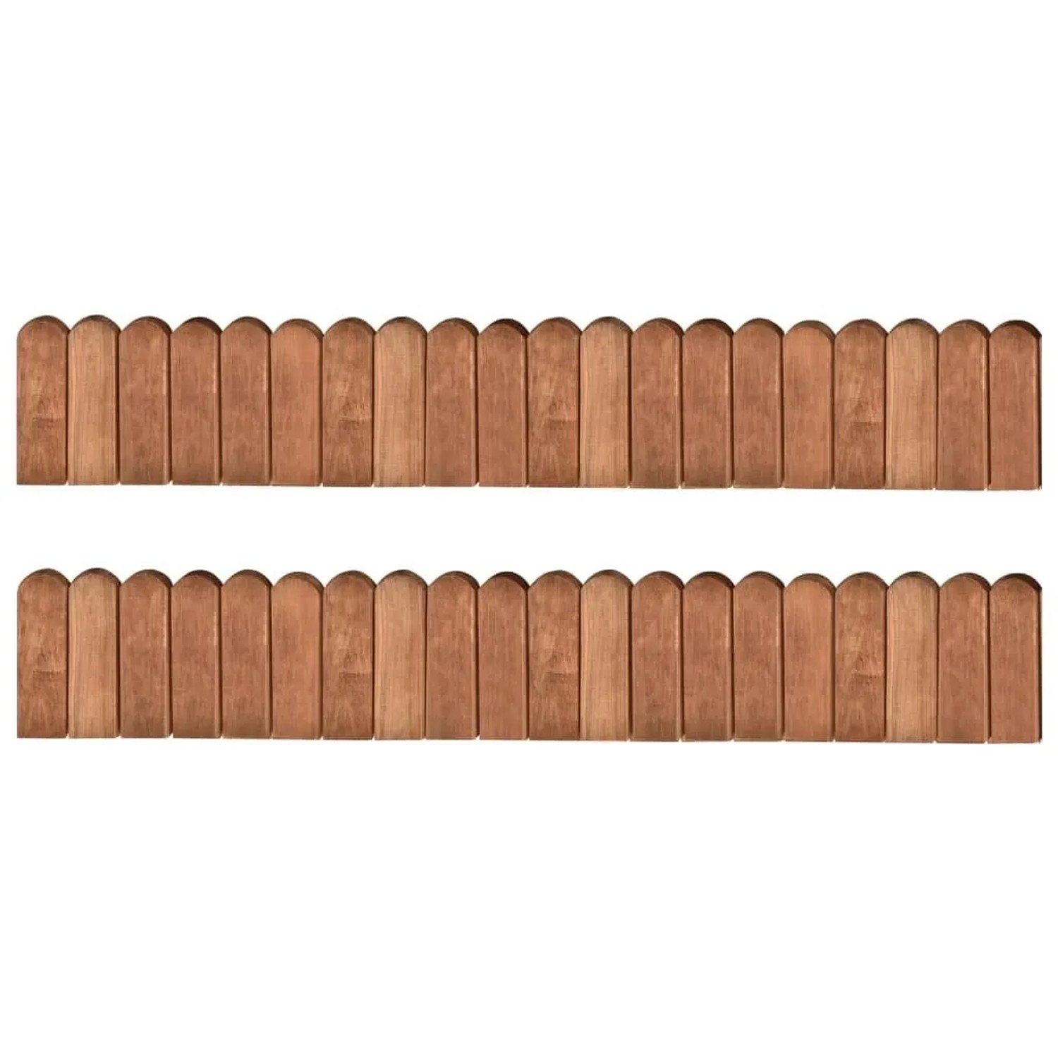 vidaXL Beeteinfassungen 2 Stk 120 cm Kiefernholz Imprägniert 3053644