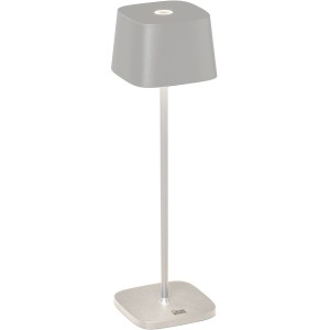 Weiße Konstsmide LED Tischleuchte Capri für Innen & Außen, Akku-betriebene Dekoleuchte.