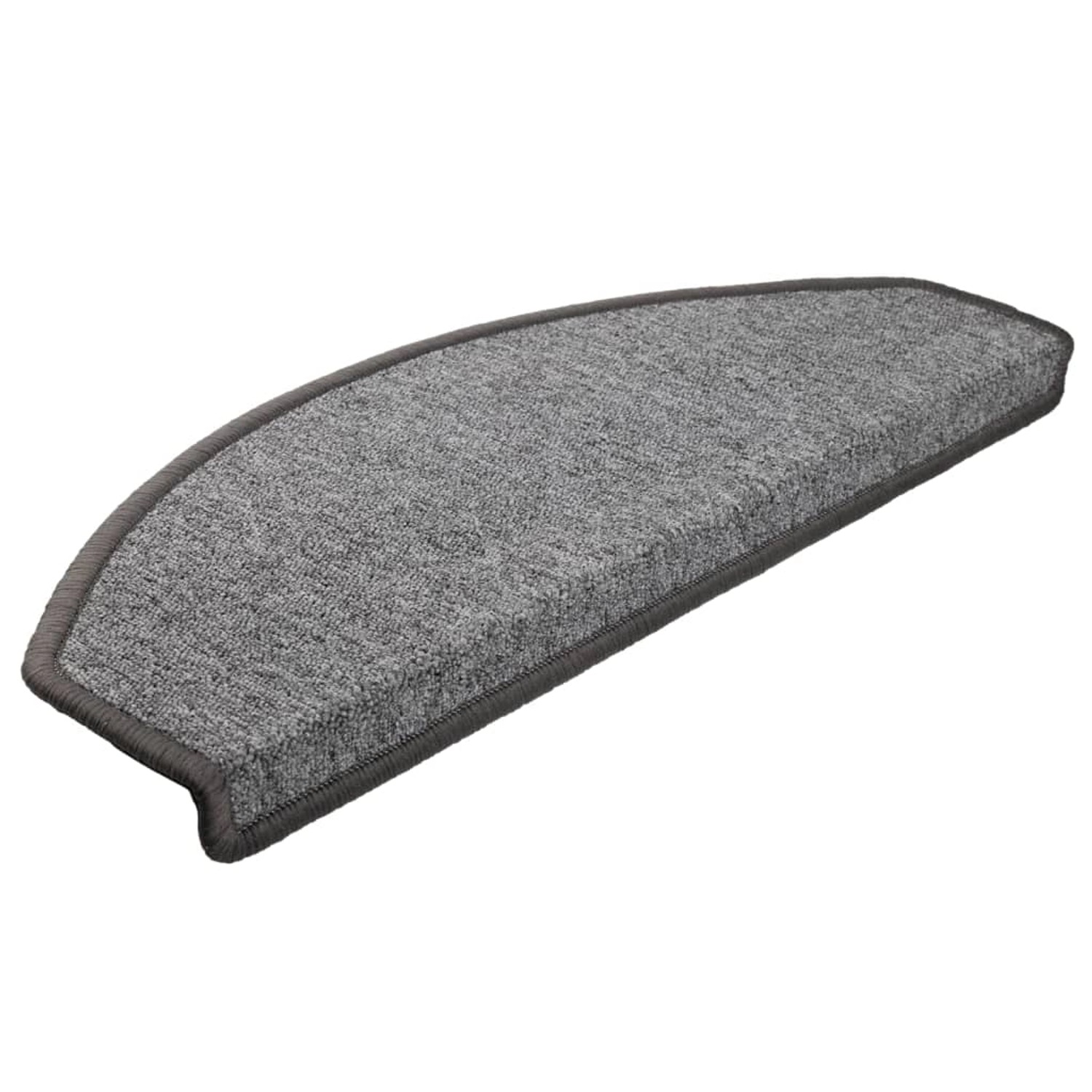 vidaXL Stufenmatten 10 Stk 65x24x4 cm Dunkelgrau Halbrund Groß 149753 günstig online kaufen