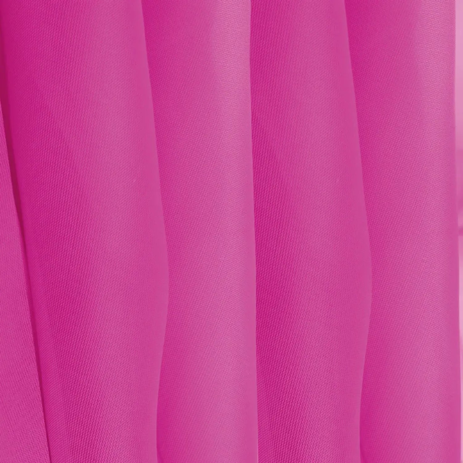 Pinke Bistrogardine Noella mit Schlaufen, 160x45 cm, für eine gemütliche Küchenatmosphäre.